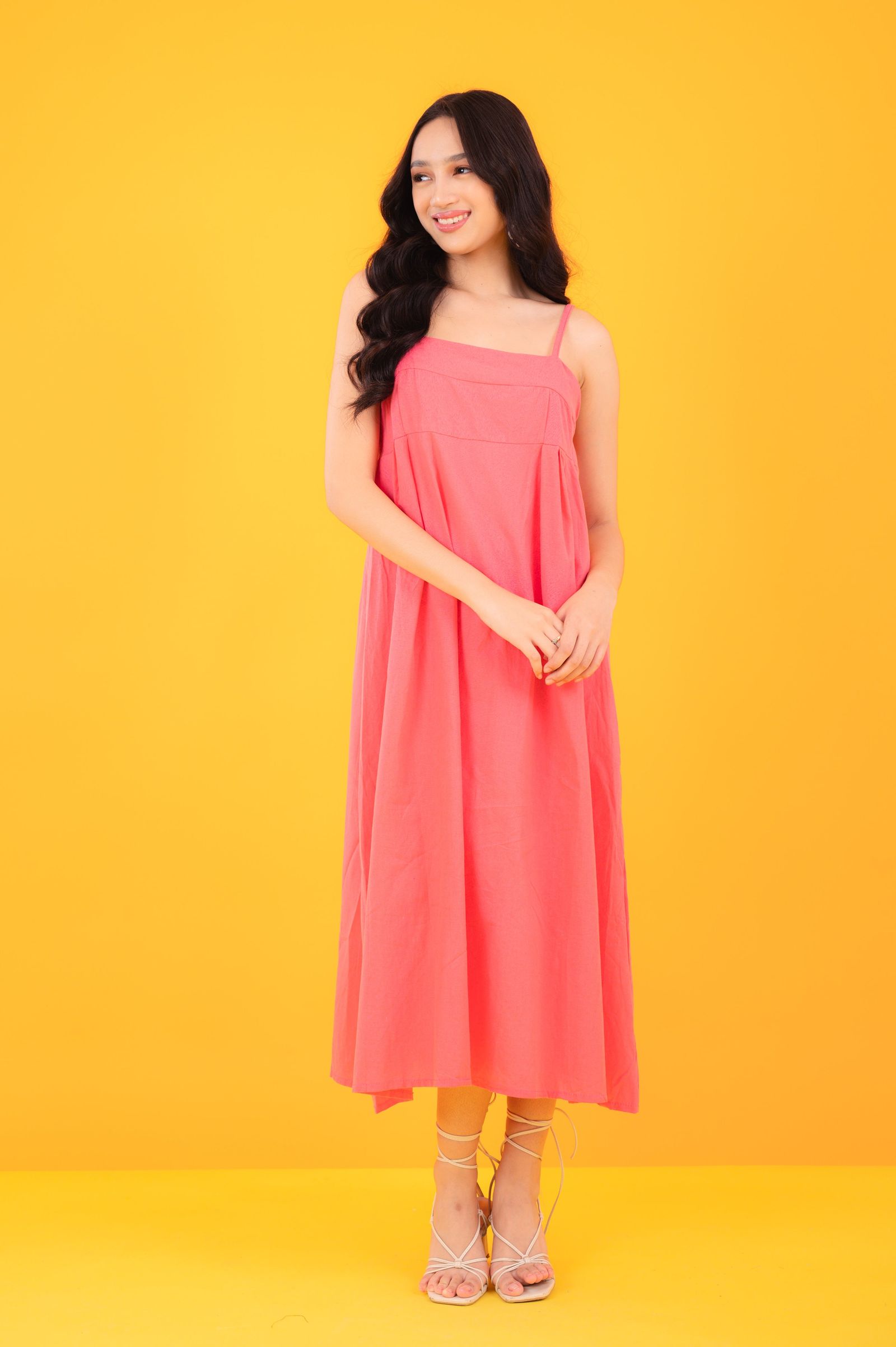 GS Summer: Reese Linen Spaghetti Dress