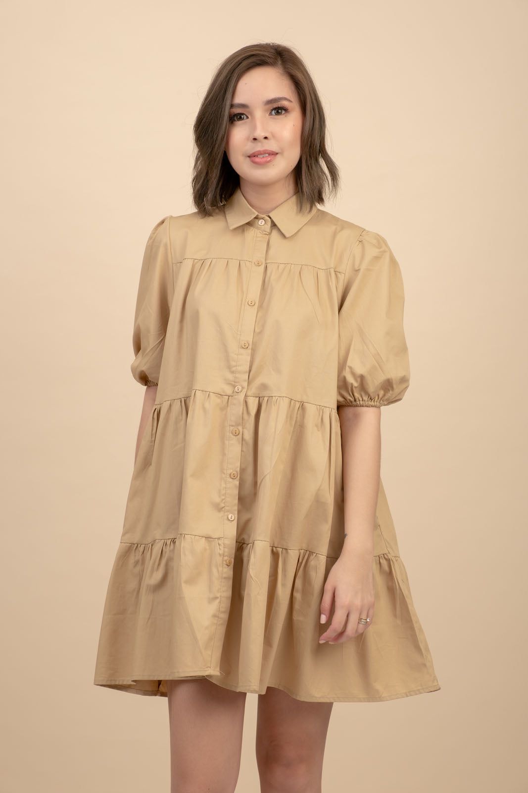 Sarah Brown Mini Dress