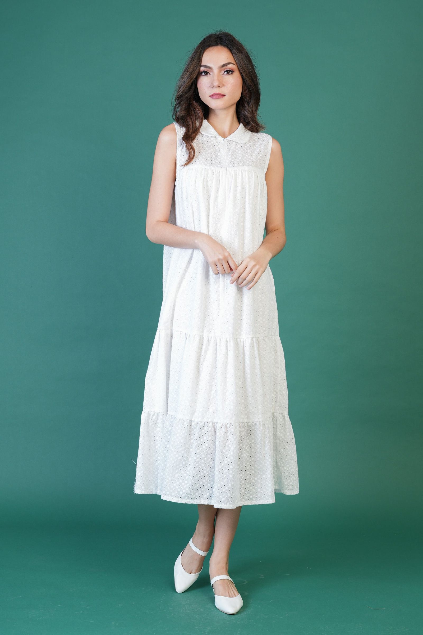 GET SPOTTED SHOP STOCKS  Jenny Whites Collection: Alexa Premium Eyelet Dress