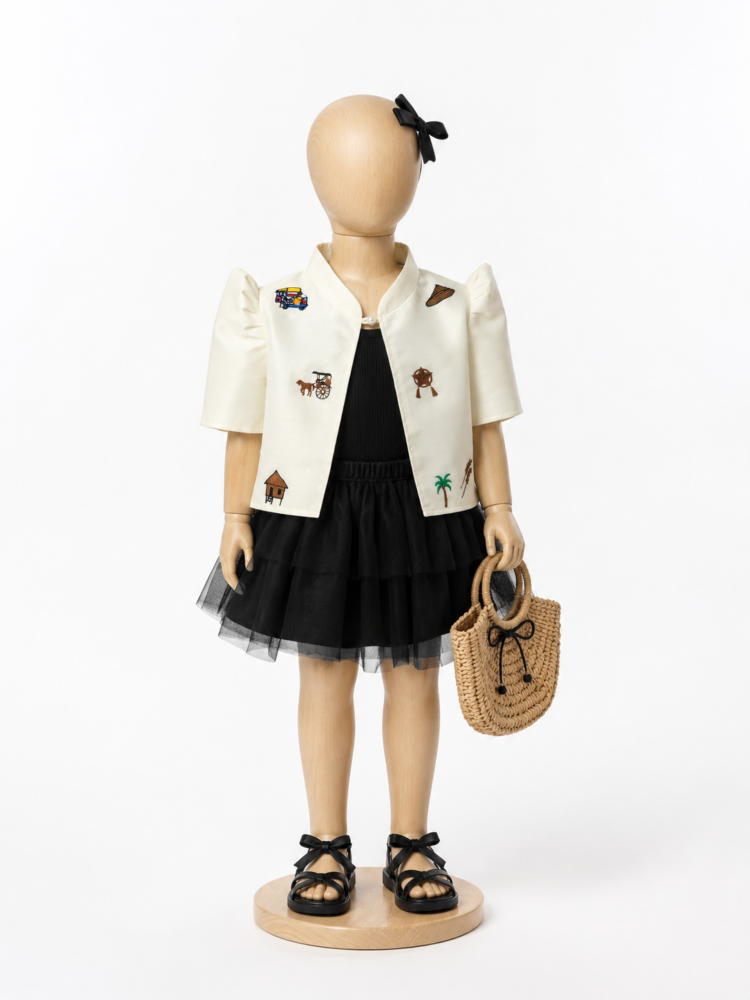 MNL EMGEE by Get Spotted: Modern Filipiniana Trinidad  Bolero for Little Girls