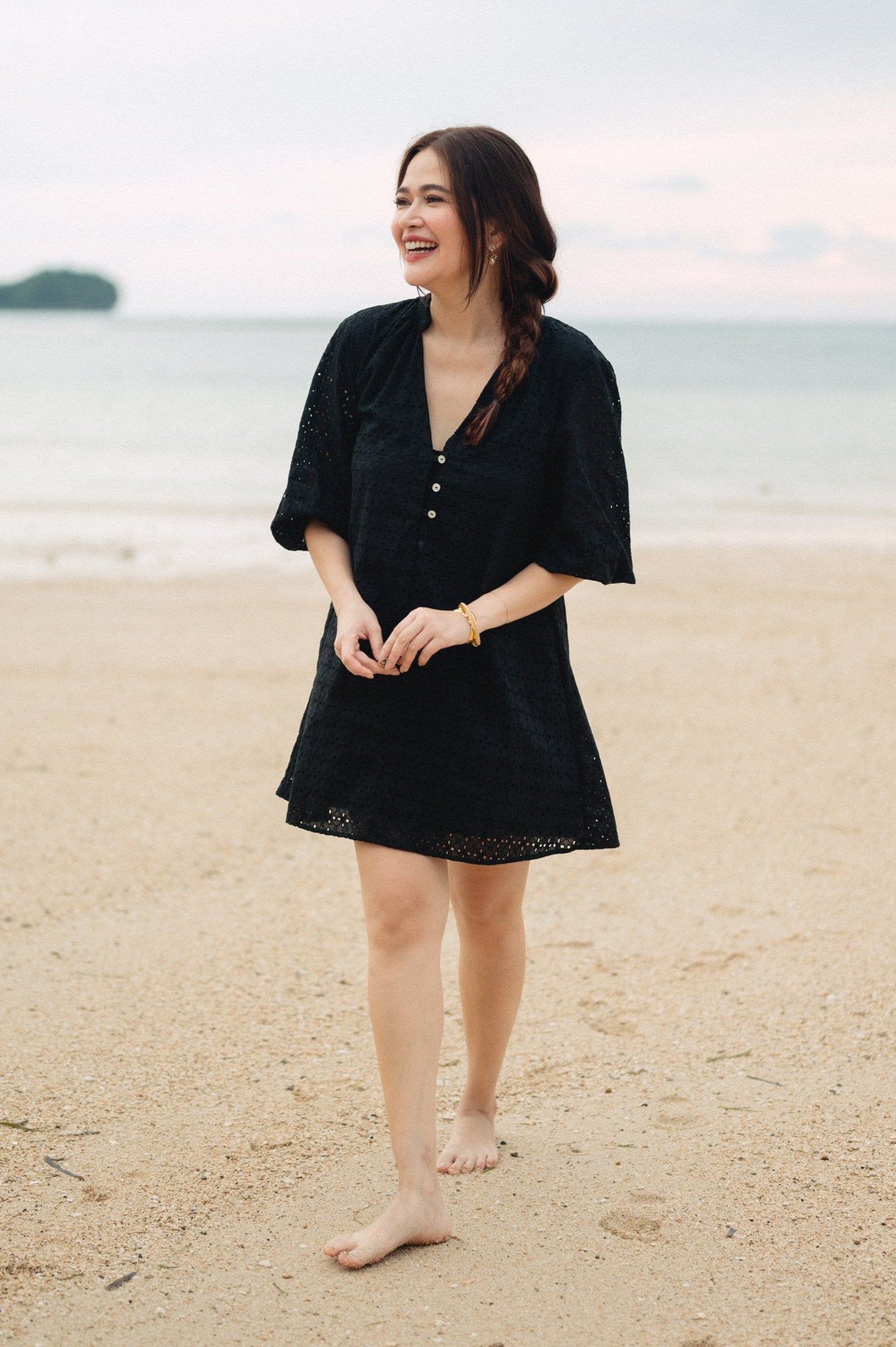 Bela Padilla x Get Spotted: Stella Eyelet Mini Dress