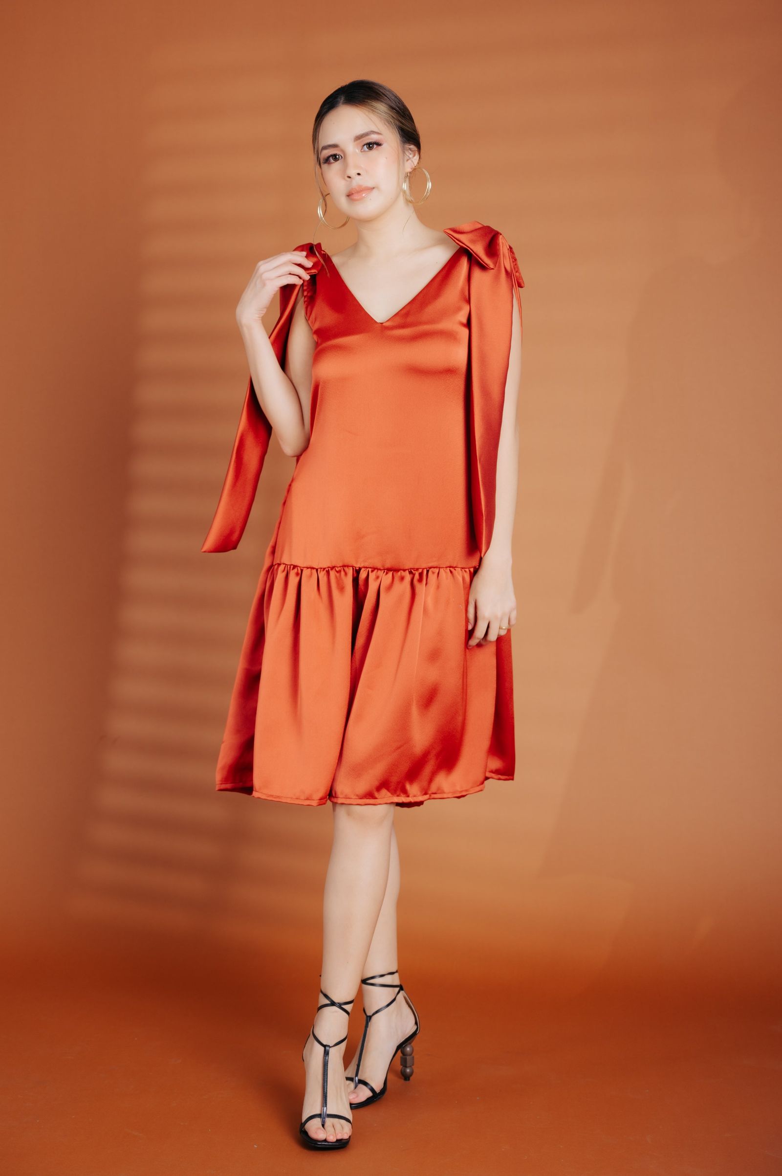 Alhambra x GS: The Coco Midi Dress in Terracotta