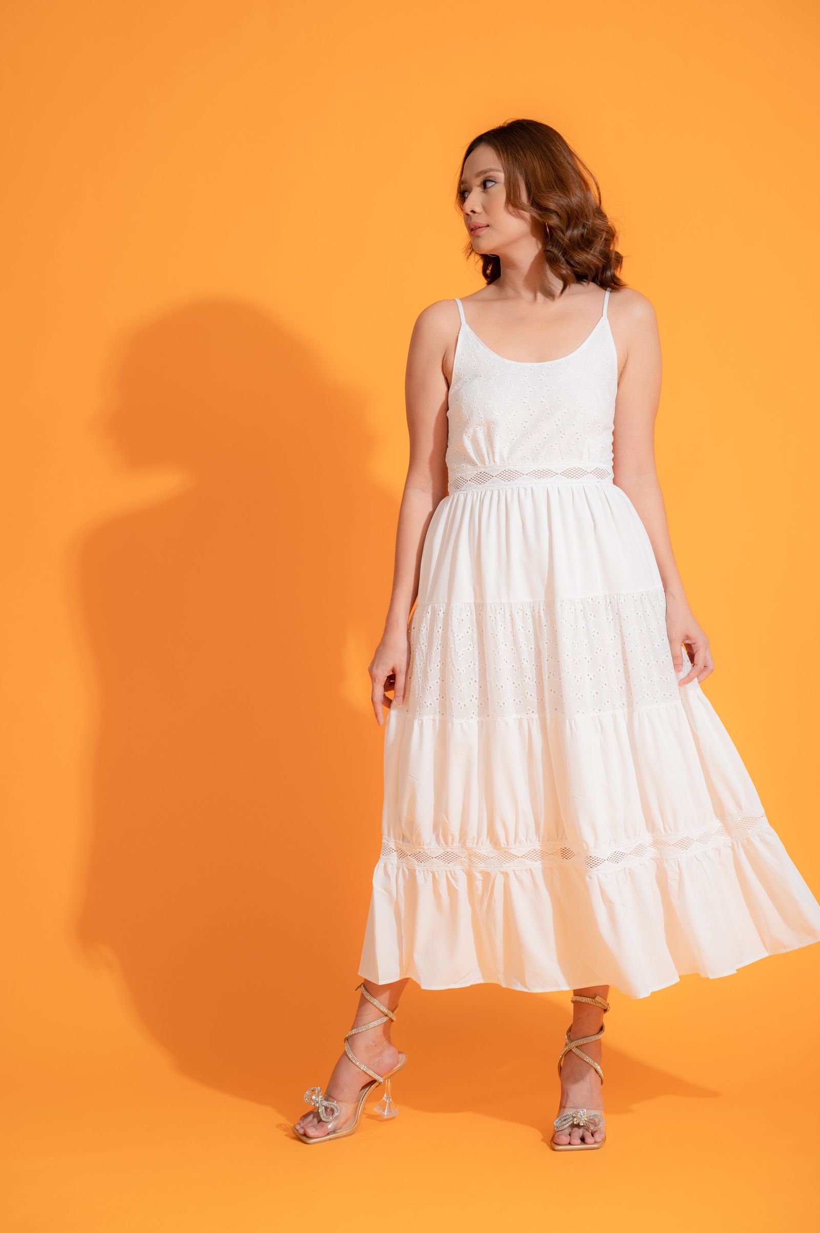 GS Eyelet: Pearl Dress
