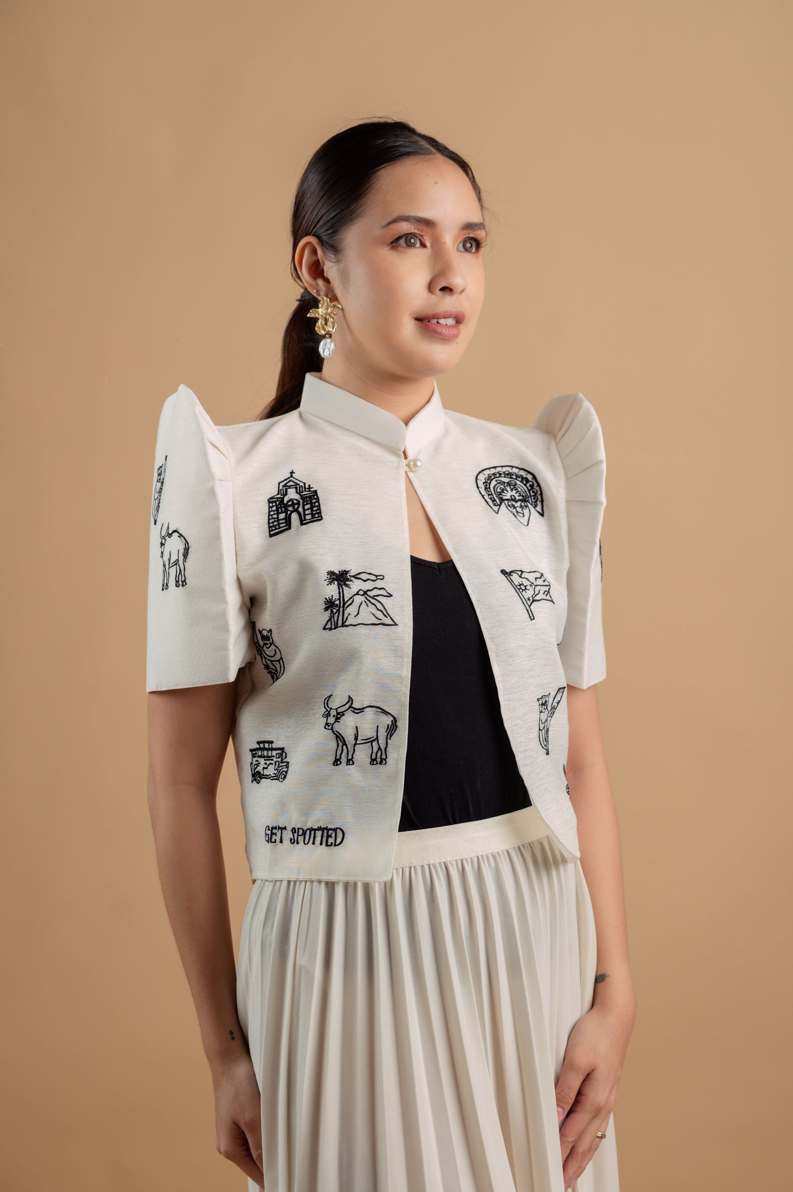 Modern Filipiniana: Luna Bolero
