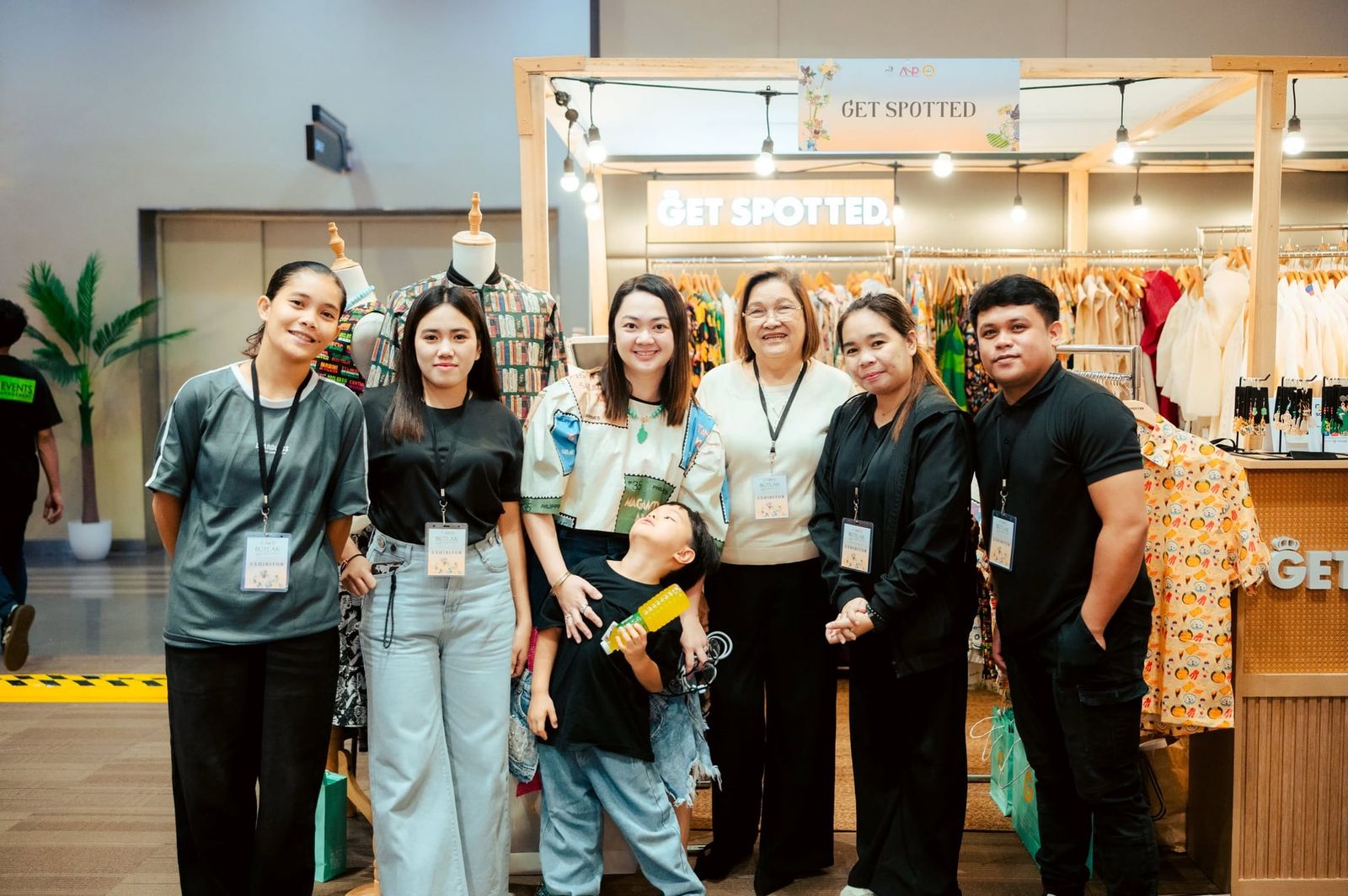 The Get Spotted team at the booth