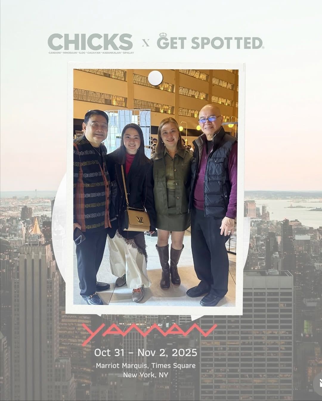 Visitors at the Get Spotted booth, YAMAN New York, Times Square