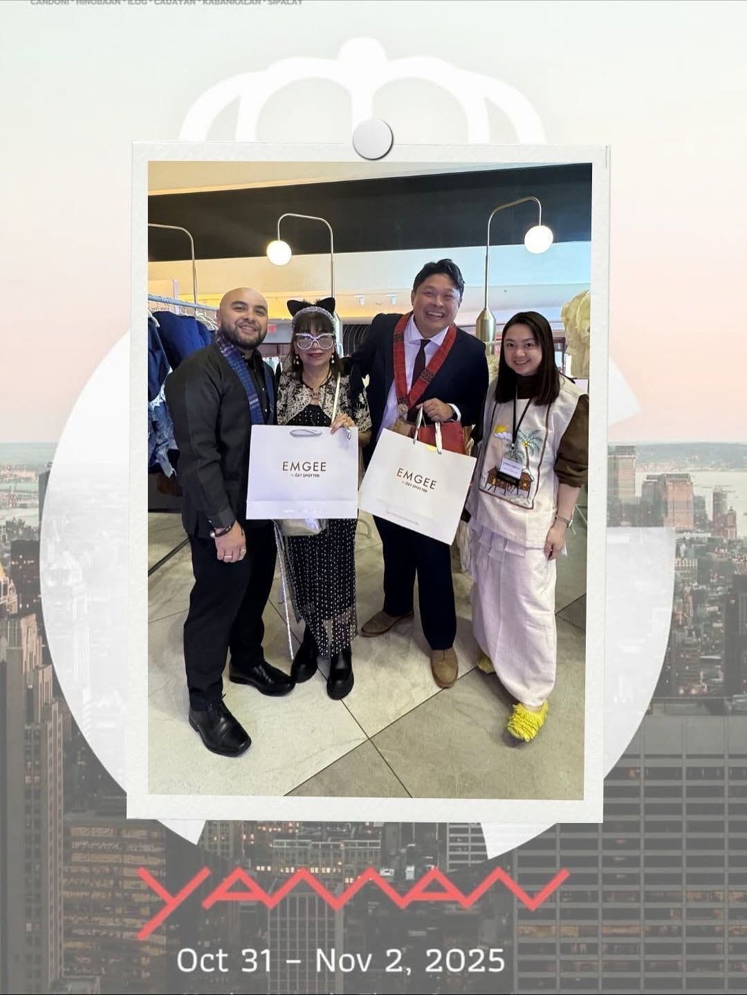 Visitors at the Get Spotted booth, YAMAN New York, Times Square